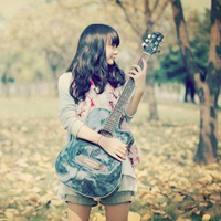 抱吉他的女生头像图片大全 好看的唯美清新头像女生抱着吉他