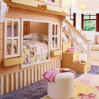 梦幻儿童空间装饰头像图片_温暖的房间让我们的童年充满欢乐