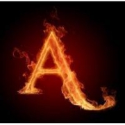 火焰字母头像 带火焰的26个字母QQ头像