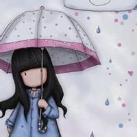 雨中微信头像女