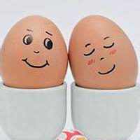 创意萌鸡蛋情侣头像图片