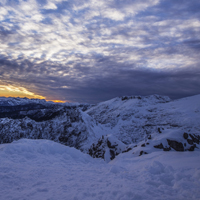 雪山风景头像图片