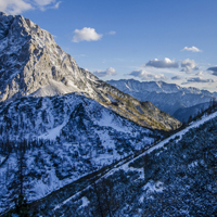 雪山风景头像图片