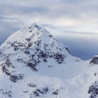 雪山风景头像图片