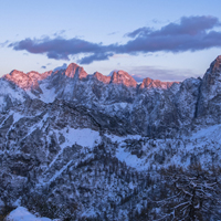 雪山风景头像图片