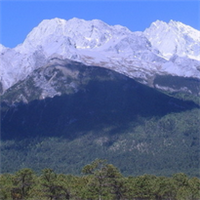 雪山风景头像图片