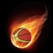 篮球头像图片_超燃火焰篮球