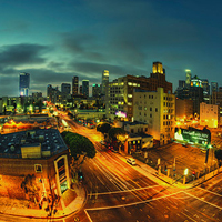 微信头像城市夜景