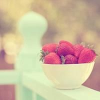 唯美草莓头像 各种好吃的草莓食物