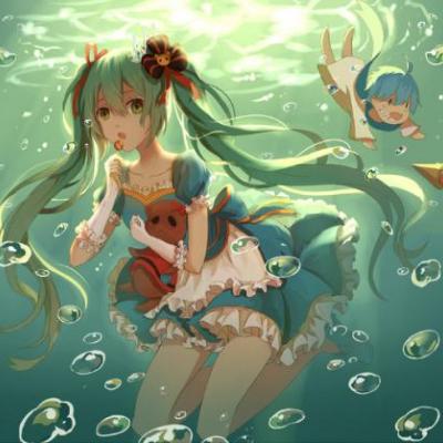 qq头像初音未来图片