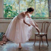 古典芭蕾女头像图片 白天鹅