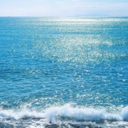蓝色大海唯美风景图片头像 像风爱自由
