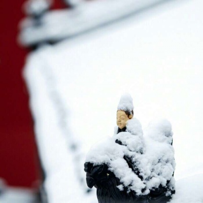 故宫雪景唯美图片头像