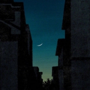 安静的动漫夜晚图片头像 清风霁月