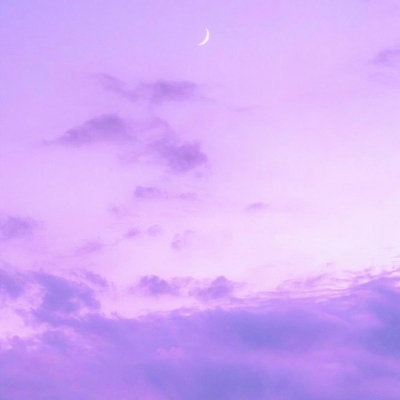 紫色风景唯美意境头像